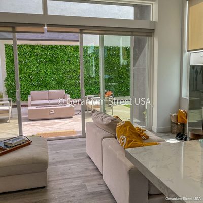 Living wall installation